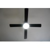 Indoor Ceiling Fan with Light and Remote Control