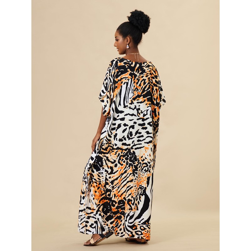IMAGEKOPE Kaftan Dresses for Women Plus Size Bathing Suit Cover
