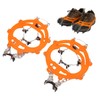 2Pcs Ice Traction Cleats Anti Skid Shoe Crampon Cover Snow