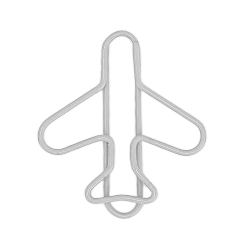 Aircraft Shape Paper Clips Cute Small Paperclips for Office School