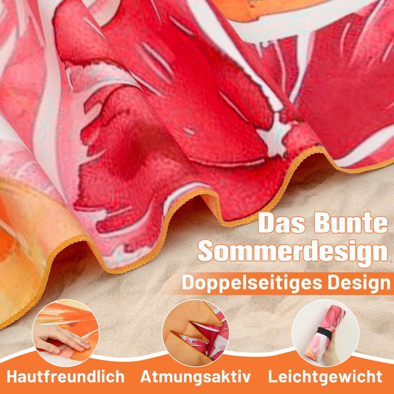 INYEEXUP XXL Beach Towel 90 x 180 cm - Ultra