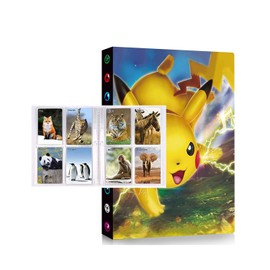 Scrapbook for Cards, 30 Pages Trading Cards Books, Trading Cards Album, Card Holder, Card Sleeves Folder, 4 Pockets per Page - Holds 240 Cards (YUP-3)