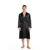 Prohonbec Men's Satin Kimono Robe with 2 Pockets, Men's Bathrobes