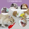 RETZLA 20PCS Feather Teaser Cat Toy Set with 1 Suction