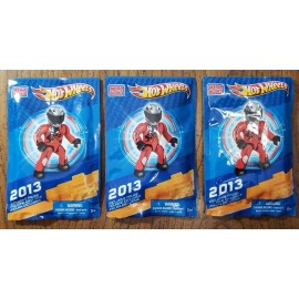 Mega Bloks 3x Mega Bloks Hot Wheels SDCC Red Skull Driver Blind Bags (Set of 3) Construx