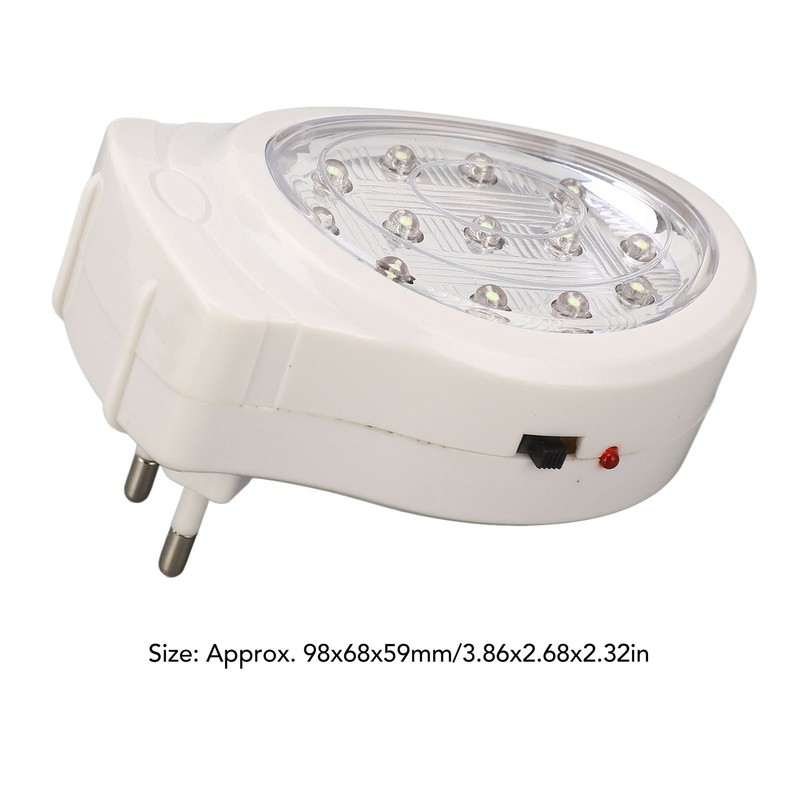 LED Emergency Light 2W Cold White 2 Gear Energy Saving