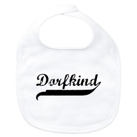 Hellweg Druckerei Baby Lätzchen Dorfkind Vintage Geschenk White Bio Baumwolle Dorfkind Präsent