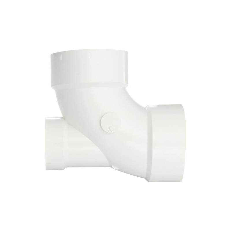 Spears P303 Series PVC DWV Pipe Fitting, 1/4 Bend, Elbow,