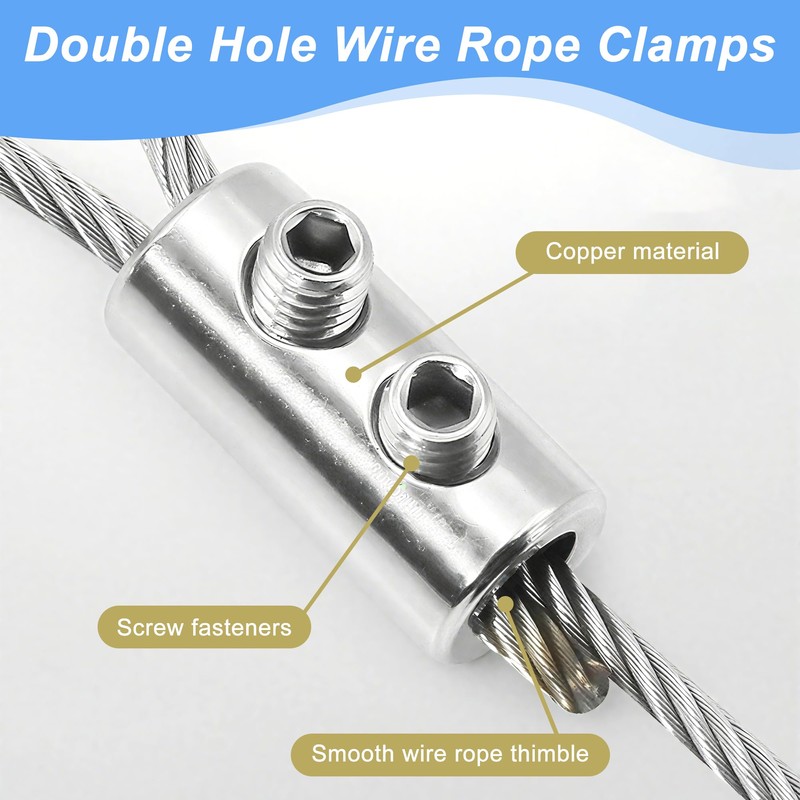 5 pieces for 1.5-2 mm wire rope code closure
