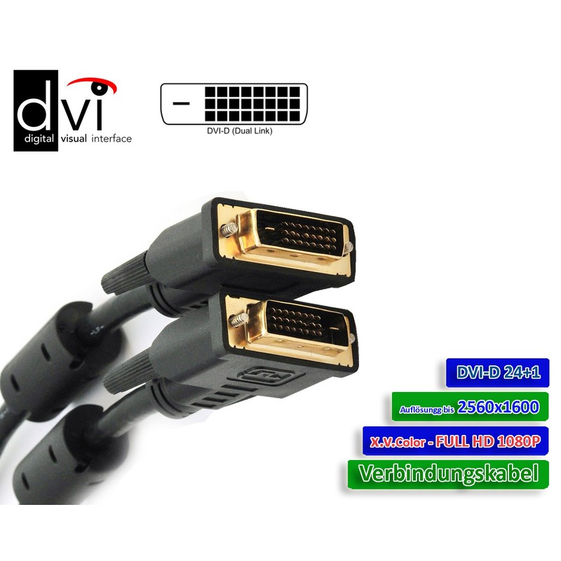 Rhomb UTECH – Premium DVI To DVI Cable Dual Link