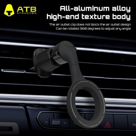 LUX300 Mobile Cell Phone Magnetic Car Phone Vent Holder - Swivel Head