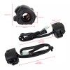 KEEPDSGN 1" Handlebar Switches Control Black For 1996-2012 Harley Davidson