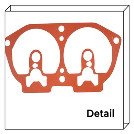YSMN YSMN 2Pcs Carb Carburetor Repair Kit Repair Package Replacement for Yamaha Outboard V4 V6 115hp 130hp 1986-1995