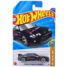 Hot Wheels Nissan Skyline GT-R (BCNR33) [Black], '70s VS. '90s 8/10, 144/250