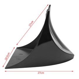 HIYOYO Glossy Black Lower Front Chin Spoiler Fairing Cover Air Dam Mounting Bracket for Harley Touring Softail Fatboy Dyna 2004-2017