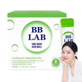 비비랩 저분자 콜라겐 비오틴 플러스 50포, 1박스 Bibilab Low Molecular Collagen Biotin Plus 50 Sachets, 1 Box
