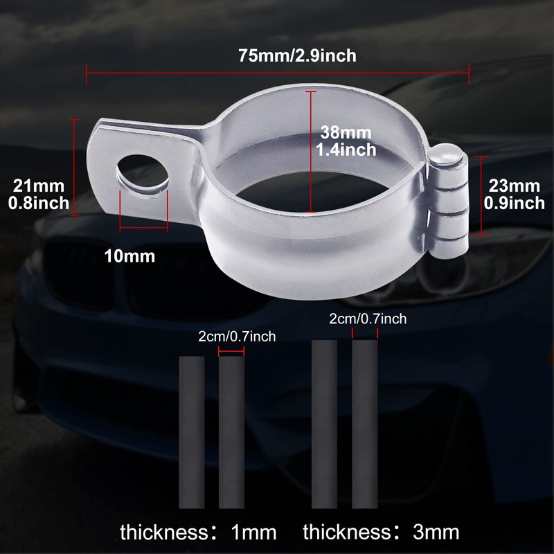 Ygmylandbb Motorcycle Turn Signal Bracket, Metal Motorcycle Modified Turn Signal
