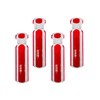 Generic 4 Pcs 58mm/2.30in Length Screwdriver Handles, Pre-Drilled Blank, Crystal