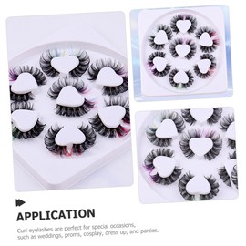 NOLITOY Fashion Eyelashes Set 7 Pairs False Lashes Curl Clusters Enhance Your Beauty Instantly