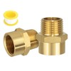 G 1/2 (BSP) Female Thread to US 1/2 NPT Male