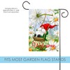 Toland Home Garden 1112626 Welcome Swing Gnome Spring Flag 12