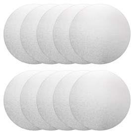 sourcing map Aluminum Sheet, 5 Pcs 100mm Diameter x 3mm Thickness 1060 Aluminum Plate for Industrial, Silver Tone