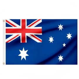 Australia Flags 5ft x 3ft, Large Big Australian Flag with Brass Eyelets for Football Sports Events School Culture Day Party Outdoor Decorations