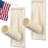 Operitacx Flag Pole Holder for Outside House, 2Pcs Wall Mounted