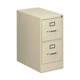 Alera Two-Drawer Economy Vertical File, 2 Letter-Size File Drawers, Putty, 15" x 25" x 28.38"