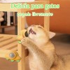Bola Giratoria Catnip para Gatos Sakura Petto Naranja Interactiva