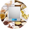 AMIR - Báscula digital de cocina, 500 g/0,01 g, mini
