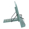 Book Stand Adjustable Angle Foldable Small Desk Bookrest with Page