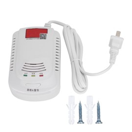 JKD-808c Intelligent Combustible Gas Leakage Alarm Detector White