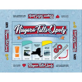 Late For The Sky: Niagara Falls-Opoly - Themed Family Board Game, Opoly-Style Game Night, Traditional Play Or 1 Hr Version, Ages 8+, 2-6 Players