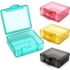 TecQach Small Pill Box 4 pcs,Cute Travel Pill Organizer Case
