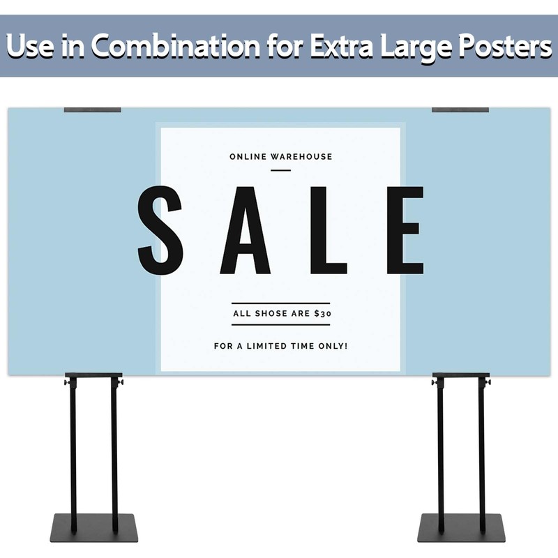 STANDNEE 4PACK Adjustable Poster Holder, Foam Board Stand for Display,