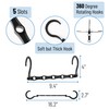 Mr. Pen- Space Saving Hangers, Black, 8 Pack, Closet Organizer