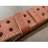 COREZONE Genuine Leather 4" Weight Lifting Belt for Men and