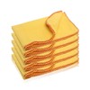 Pack of 5 Jumboo Yellow Dusters Cleaning Cloth 100% Cotton