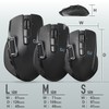 Elecom M-DWL01DBBK Mouse Wireless (Receiver Included) Large Size 6 Buttons
