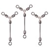 3 Way Fishing Swivels Fishing Line for Hook Swivels Connector