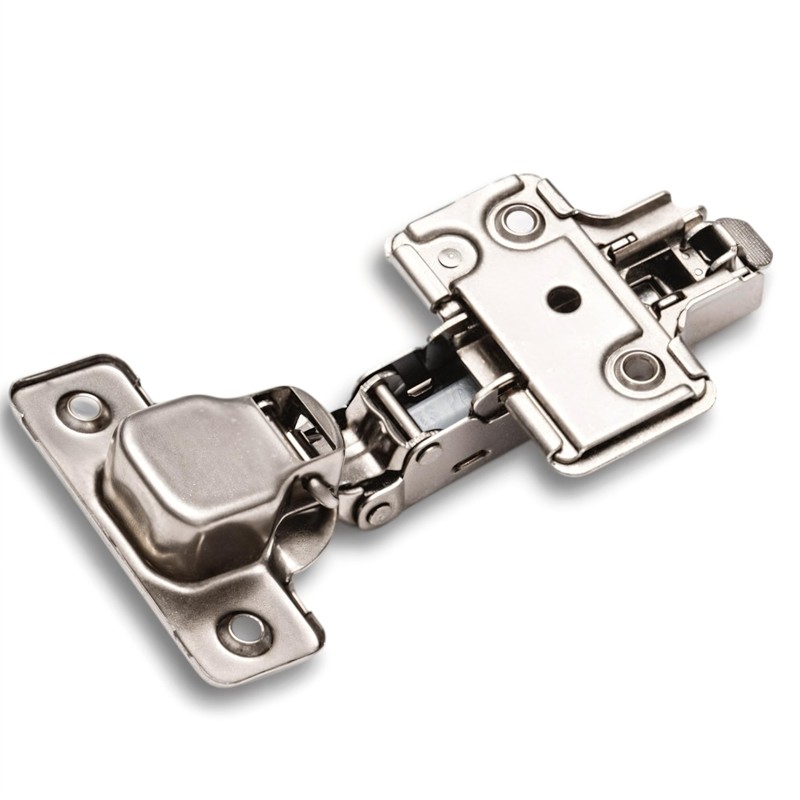 Berta 6-Pack Full Overlay Frameless Soft Closing European Hinges, 110