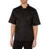 Chef Code 2-PACK Cool Breeze Chef Coat with Short-Sleeves and