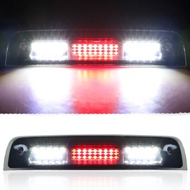 Tresound 3rd Third Brake Light for 2009-2017 Dodge Ram 1500 2500 3500 Cargo Light LED High Mount Lamp (Smoked Lens)