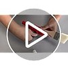 Multi-Angle Paint Brush Extender Red, Paint Edger Tool for High