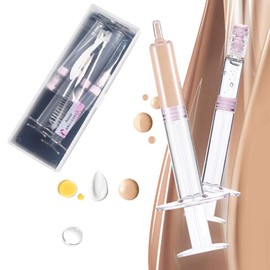 Cosmetic Containers, Cosmetic Refill Containers, Needle Type Divided Storage, Travel Supplies, Includes Clear Storage Box, Can Store Face Cream, Eye Cream, Facial Cleanser and Other Ingredients