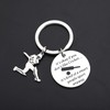 Gzrlyf Cricket Keychain Cricket Player Gifts Funny Cricket Gifts for