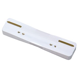 SOE 3169 Flexi Filing Strip Fastener with Plastic Cover Strip 25 Items White