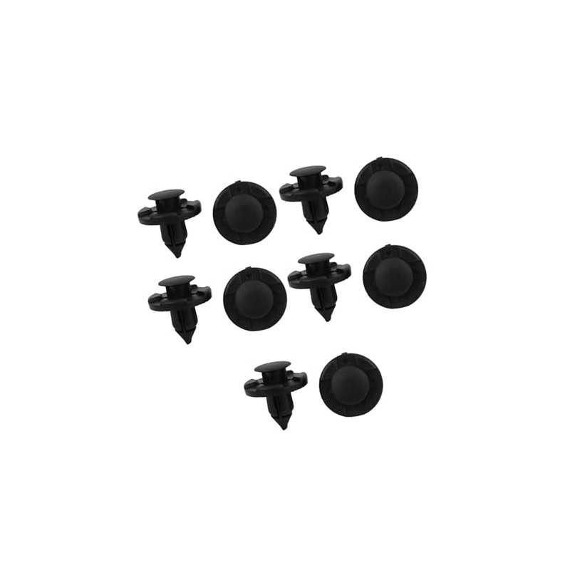 A ABSOPRO 10 Plastic Bumper Fender Flare Fastener Rivet 8mm