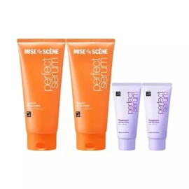 Mise en Scène 미쟝센 퍼펙트 세럼 트리트먼트 330ml, 2개 매직스트레이트 트리트먼트 31ml, 2개 [미쟝센 퍼펙트 세럼 컨디셔너 680ml 스] Mise En Scène Perfect Serum Treatment 330ml, 2 pieces Magic Straight Treatment 31ml, 2 pieces [Mise En Scène Perfect Serum Conditioner 680ml]